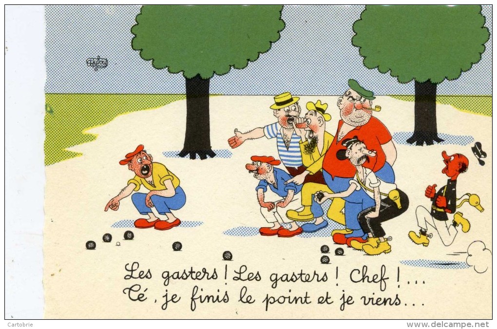 DUBOUT - Les Editions Du Moulin N° 33 A - Les Gasters, Pétanque, Gendarme - Très Bon état - 33A - Dubout