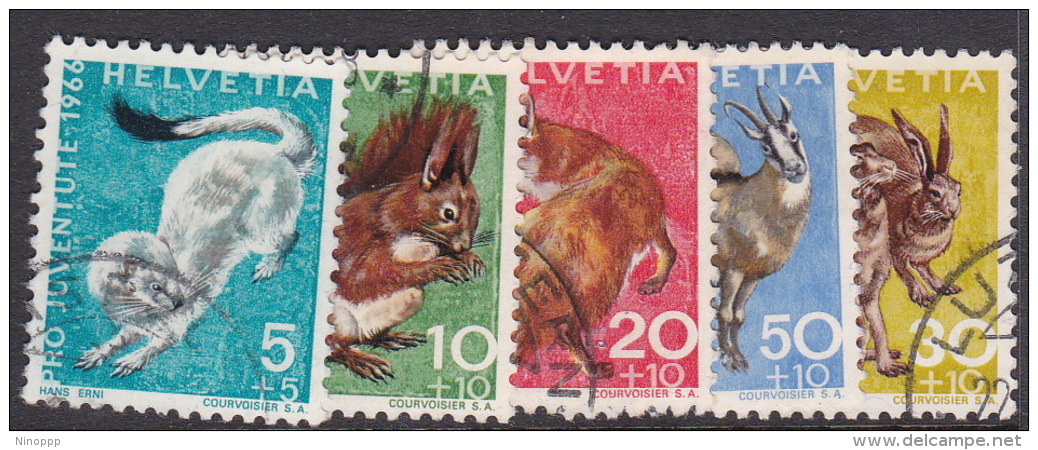 Switzerland Pro Juventute 1966 Used Set - Used Stamps