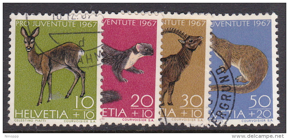 Switzerland Pro Juventute 1967 Used Set - Used Stamps