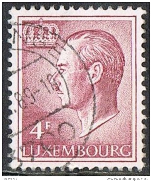 Luxembourg SG764a 1974 Definitive 4f Granite Paper Good/fine Used - Used Stamps