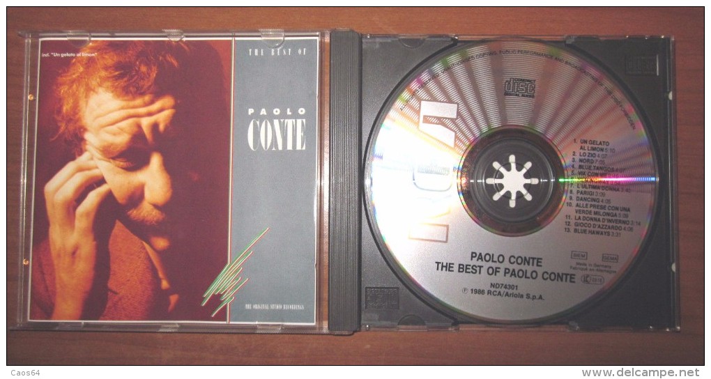 THE BEST OF PAOLO CONTE - Sonstige - Italienische Musik