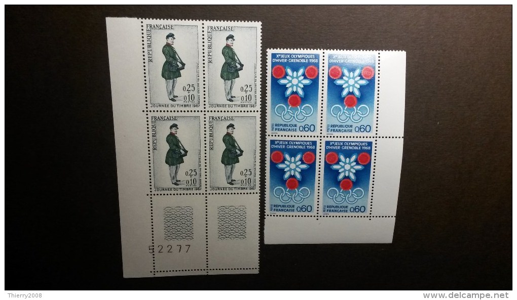 N° 1516/1520 Neuf ** Gomme D'Origine, Bloc De 4  TB - Unused Stamps