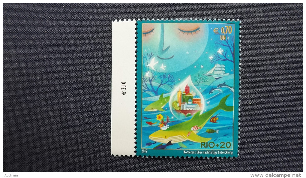 UNO-Wien 753 **, "RIO+20“ - Konferenz Der Vereinten Nationen über Nachhaltige Entwicklung (UNCSD), Rio De Janeiro - Unused Stamps