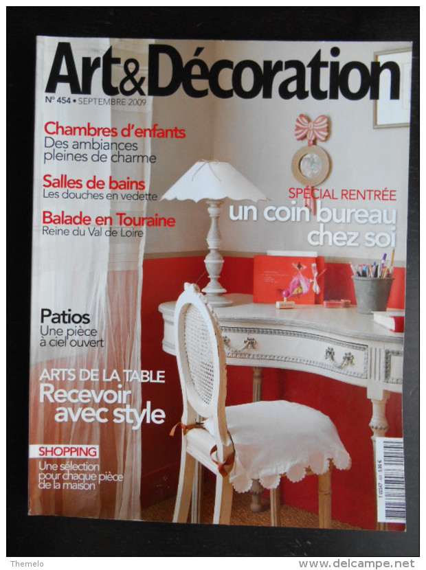 "Art & Décoration" N°454 Septembre 2009 - Home Decoration