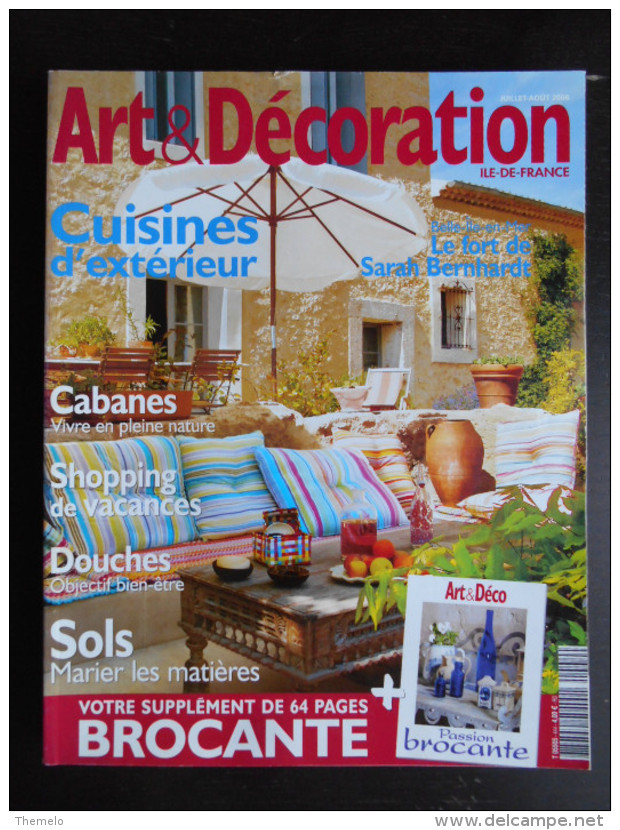 "Art & Décoration" N°444 Juillet/août 2008 - Décoration Intérieure