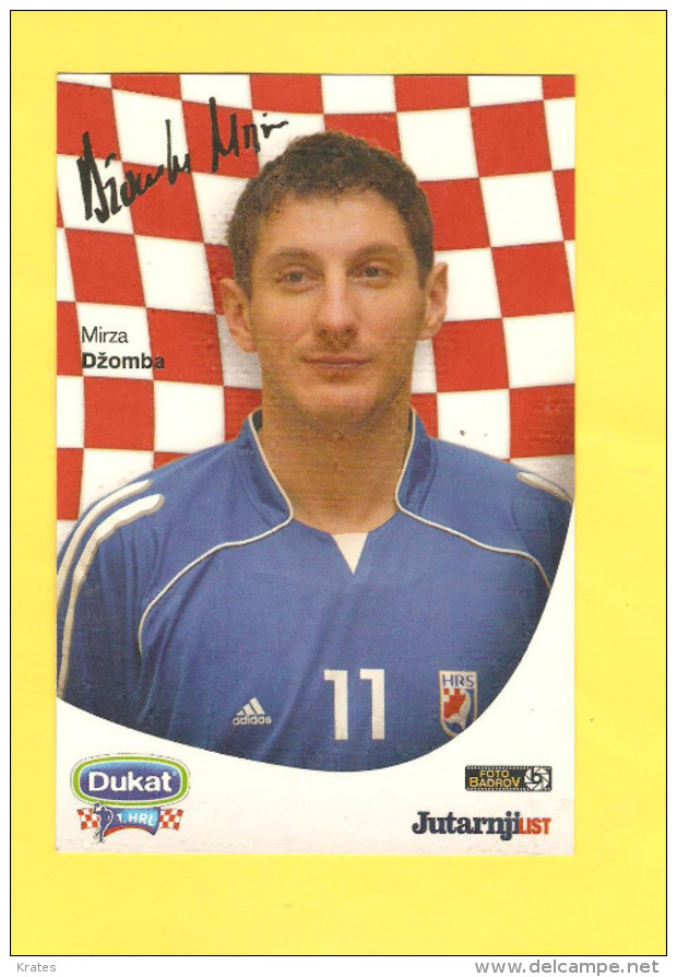 Postcard - Handball, Croatia, Mirza Džomba     (V 28309) - Handball