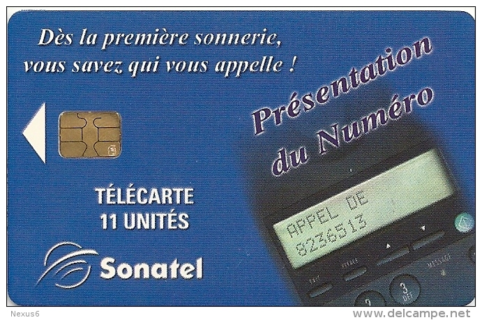 Senegal (Sonatel) - Présent. Numéro, 11 Units, (No CN.) Sample - Sénégal