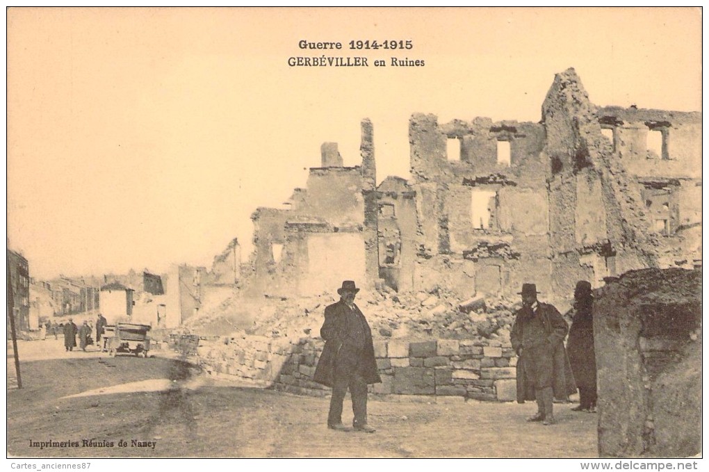 CPA Guerre 14.18 Gerbéviller En Ruines (animée) I498 - Gerbeviller