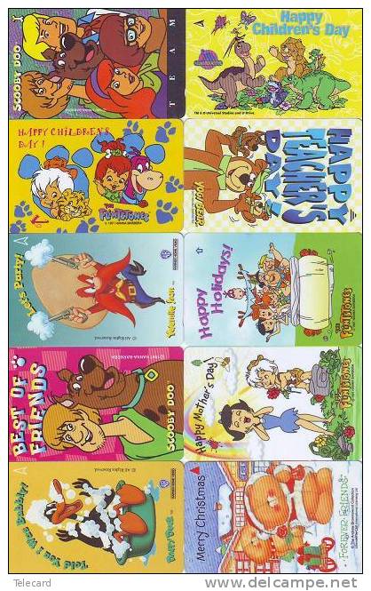 10 SINGAPORE Singapour Telecartes  Comics BD Strips Cartoons (24) BEAU - Singapour