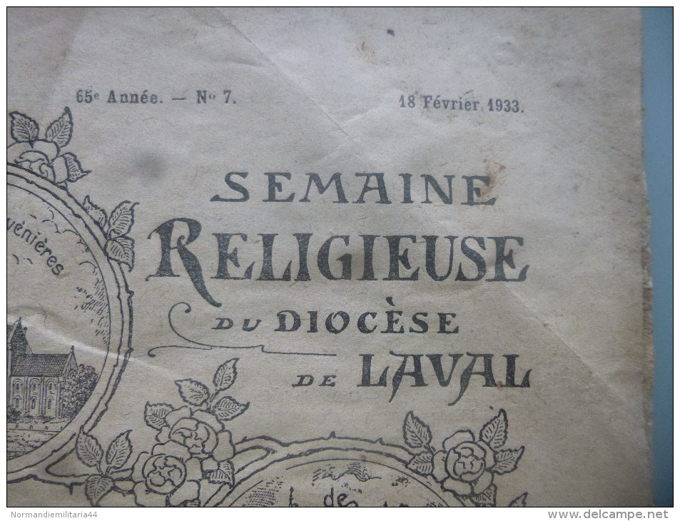 Livret Semaine Religieuse Du Diocèse De Laval - Autres & Non Classés