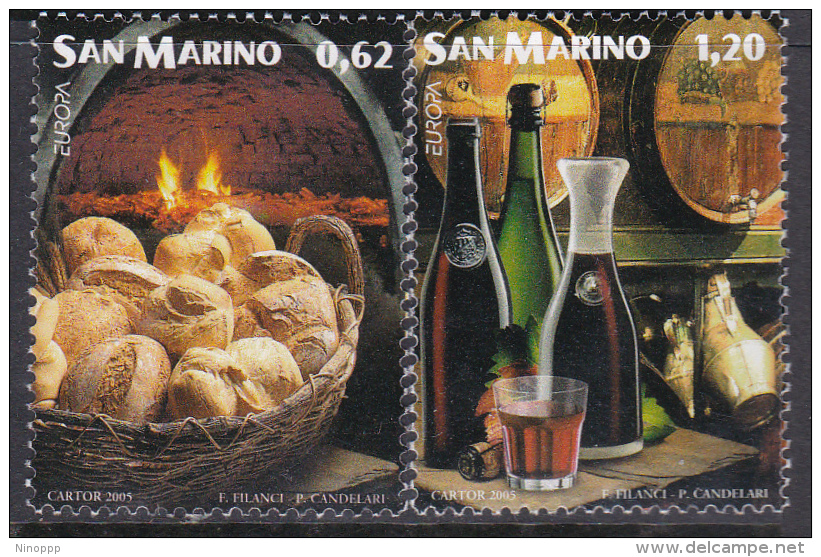 San Marino 2005 Food  MNH - Used Stamps