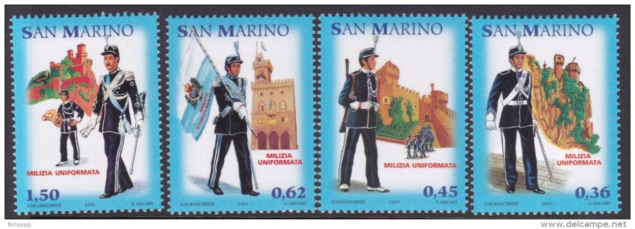 San Marino 2005 Uniforms S MNH - Gebraucht