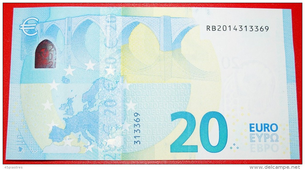 * NEW EUROPE Russian TYPE: GERMANY ★ 20 EURO 2015 PREFIX RB RO12D1! UNC CRISP!!! LOW START ★ NO RESERVE! - 20 Euro