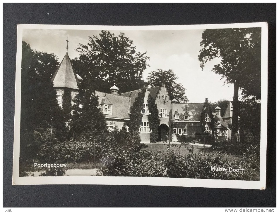DOORN---Huize Doorn Poortgebouw--uitg B.Ruitenbeek,---gelopent 1931 - Doorn
