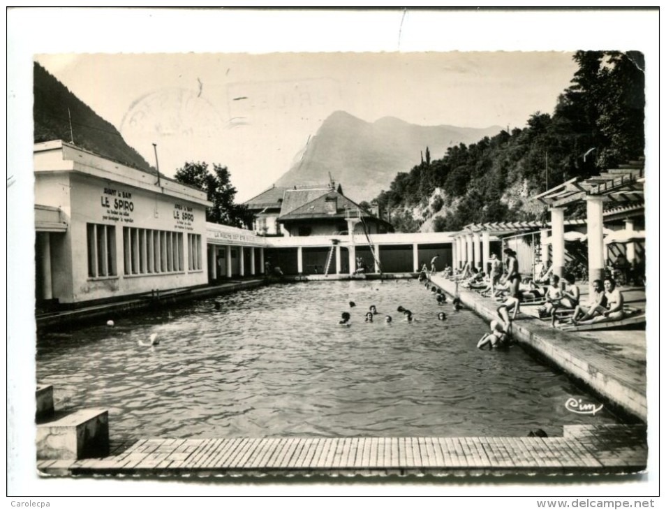 CP - SALINS LES THERME (73) La Piscine - Autres & Non Classés