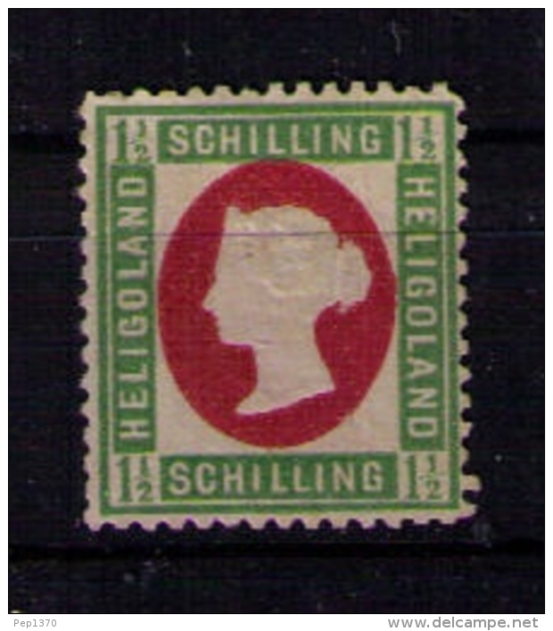 HELIGOLAND 1869-1874 - 1 1/2 SCHILLINGS - YVERT Nº 9 - MH - Heligoland (1867-1890)