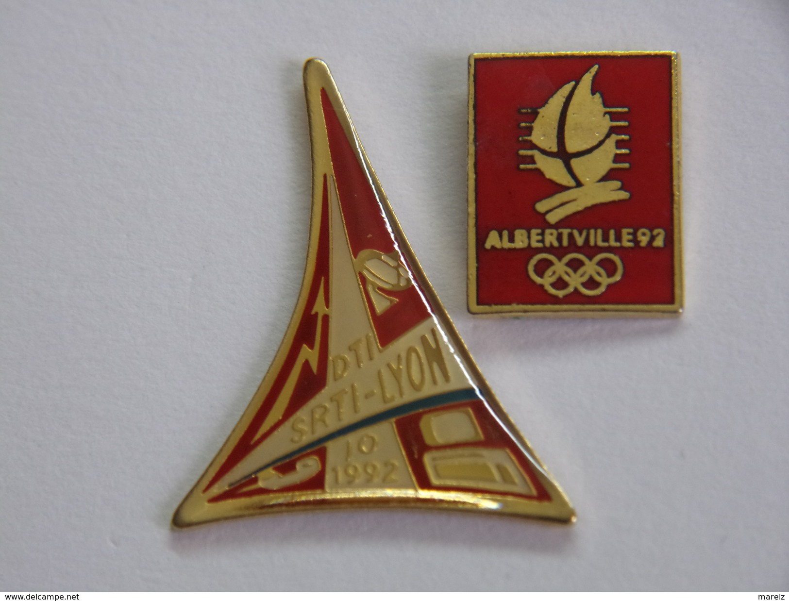 Pin's - Jeux Olympiques - JO - ALBERTVILLE  1992 - DTI  SRTI  LYON - Olympic Games