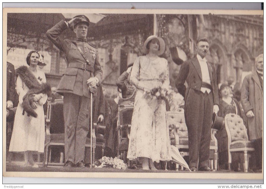 MONS VISITE DES DUC ET DE LA DUCHESSE DE BRABANT 1928 - Inaugurations