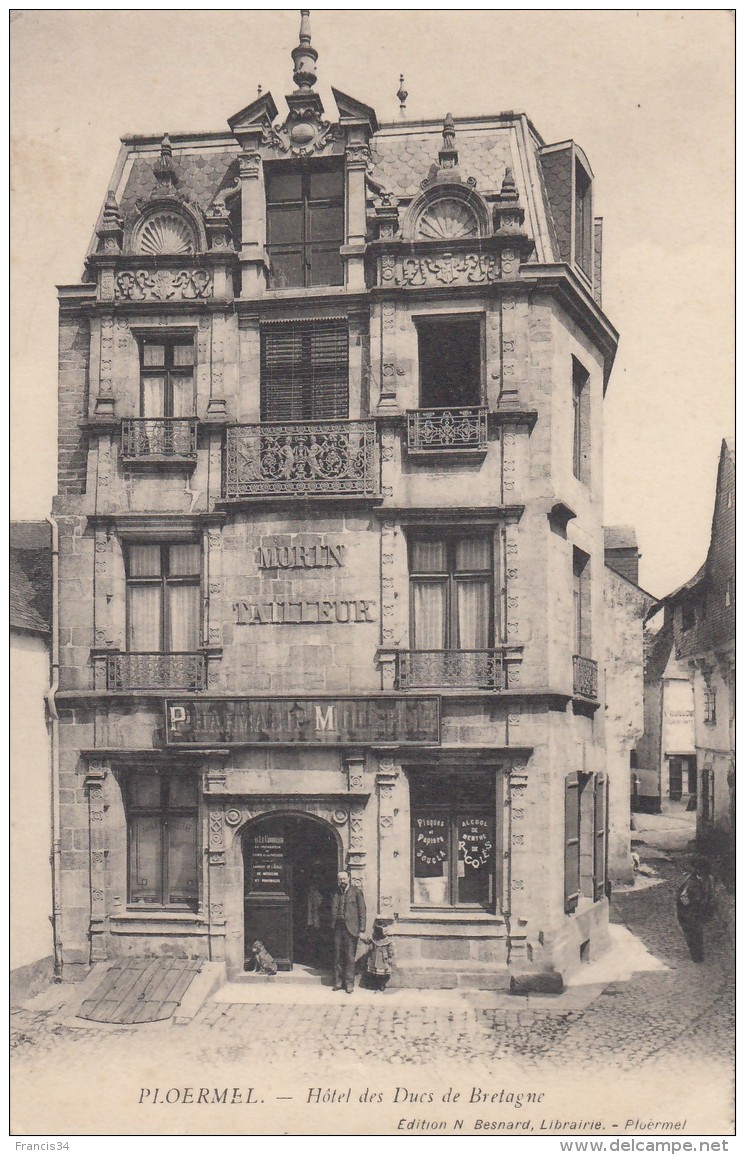 CPA - Ploërmel - Hôtel Des Ducs De Bretagne - Ploërmel