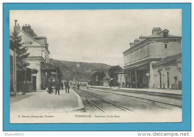 CPA - Chemin De Fer Cheminots La Gare (intérieur) TONNERRE 89 - Tonnerre