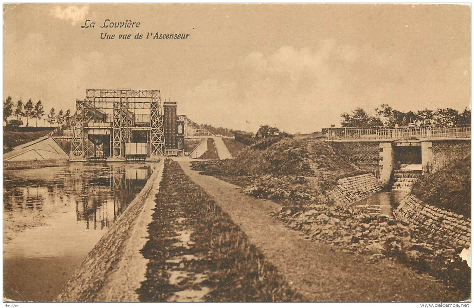 Belgique - LA LOUVIERE Une Vue De L'ascenseur - La Louvière