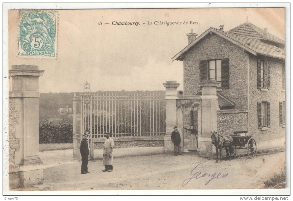 78 - CHAMBOURCY - La Châtaigneraie De Retz - AD 17 - 1904 - Chambourcy