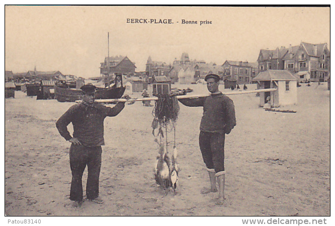 62. BERCK PLAGE.  BONNE PRISE.   CPAA - Berck