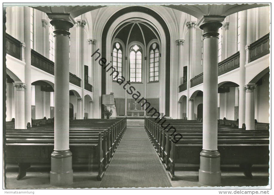 Berlin - Schöneberg - Ev. Zwölf-Apostel Kirche - Innen - Foto-Ansichtskarte - Schöneberg