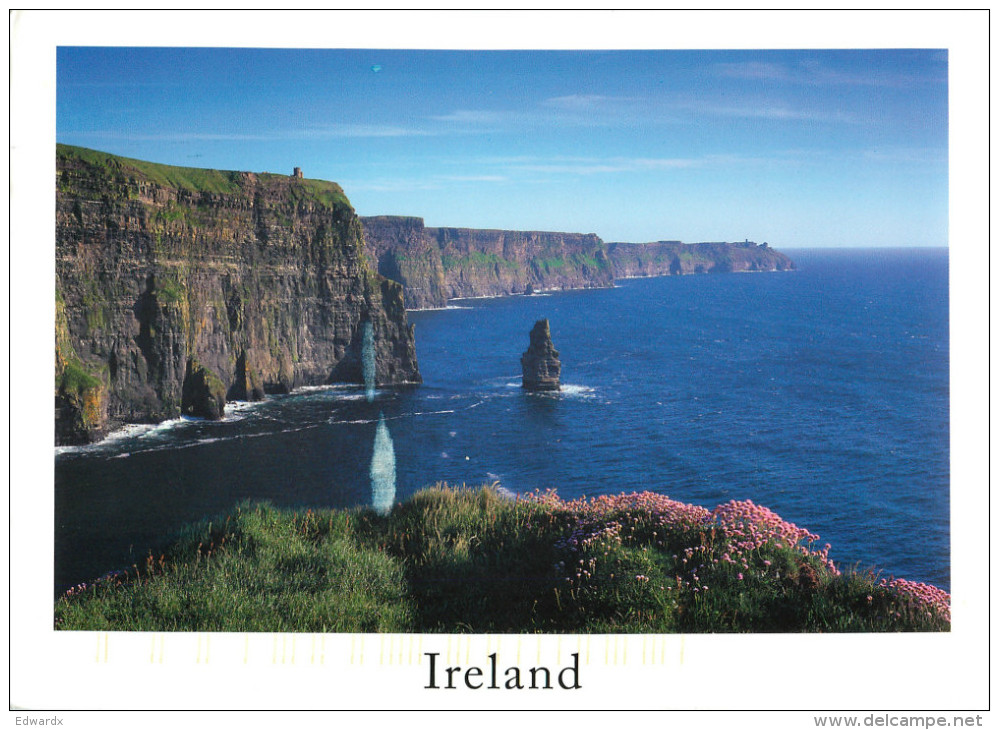 Cliffs Of Moher, Clare, Ireland Postcard Posted 2009 Stamp - Clare