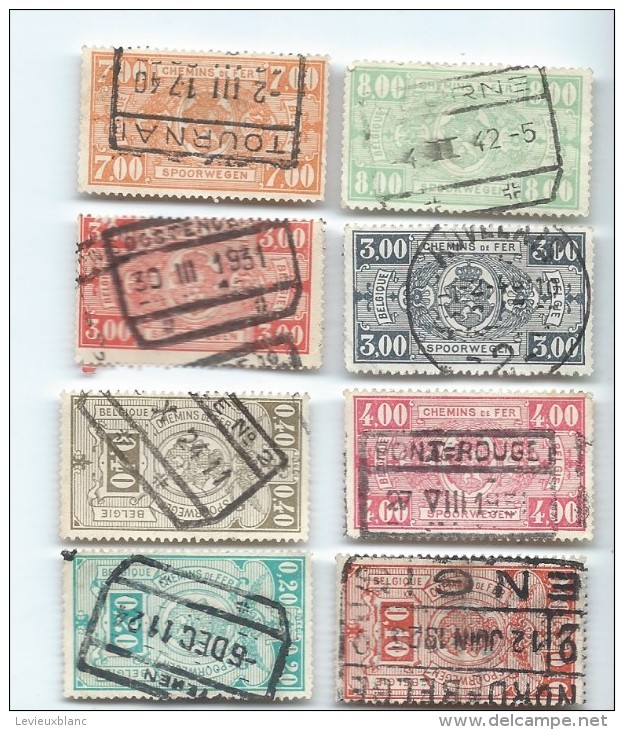 8 Timbres De Chemin De Fer /en L'état//1923-1931     TIMB78 - Other & Unclassified