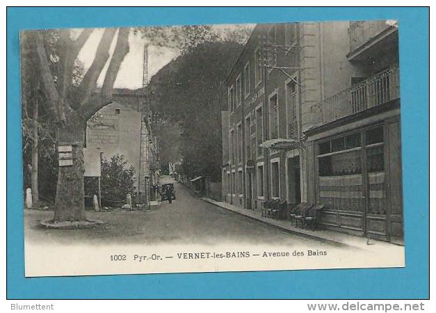 CPA 1002 - Avenue Des Bains VERNET LES BAINS 66 - Autres & Non Classés