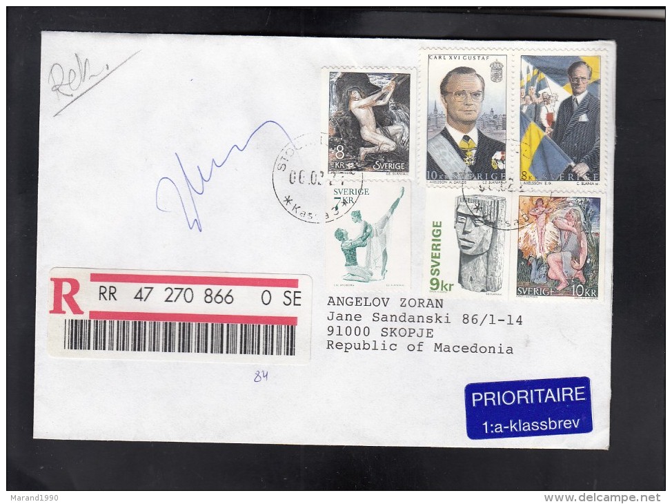 R-COVER / MACEDONIA ** - Lettres & Documents