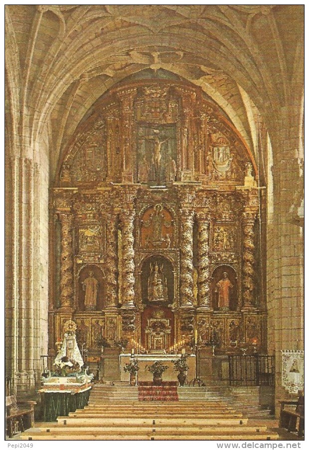 Z1685 - POSTAL - SAN VICENTE DE LA BARQUERA - SANTANDER - IGLESIA DE SANTA MARIA - ALTAR MAYOR - Cantabria (Santander)