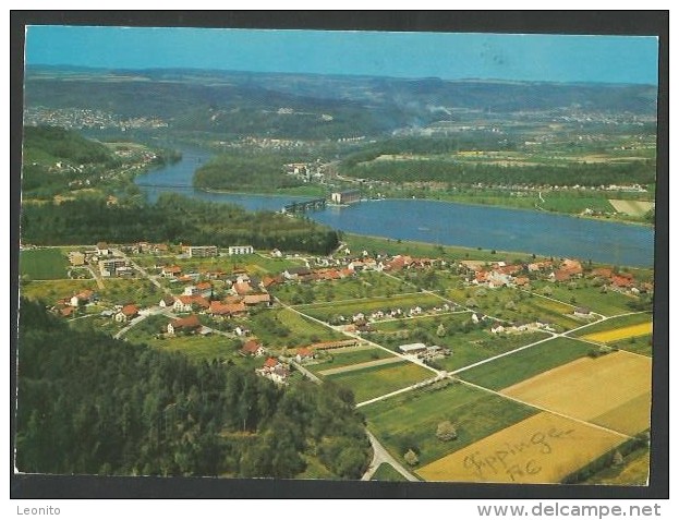 GIPPINGEN AG Leuggern Hinten Kraftwerk Klingnau Zurzach Flugaufnahme - Zurzach