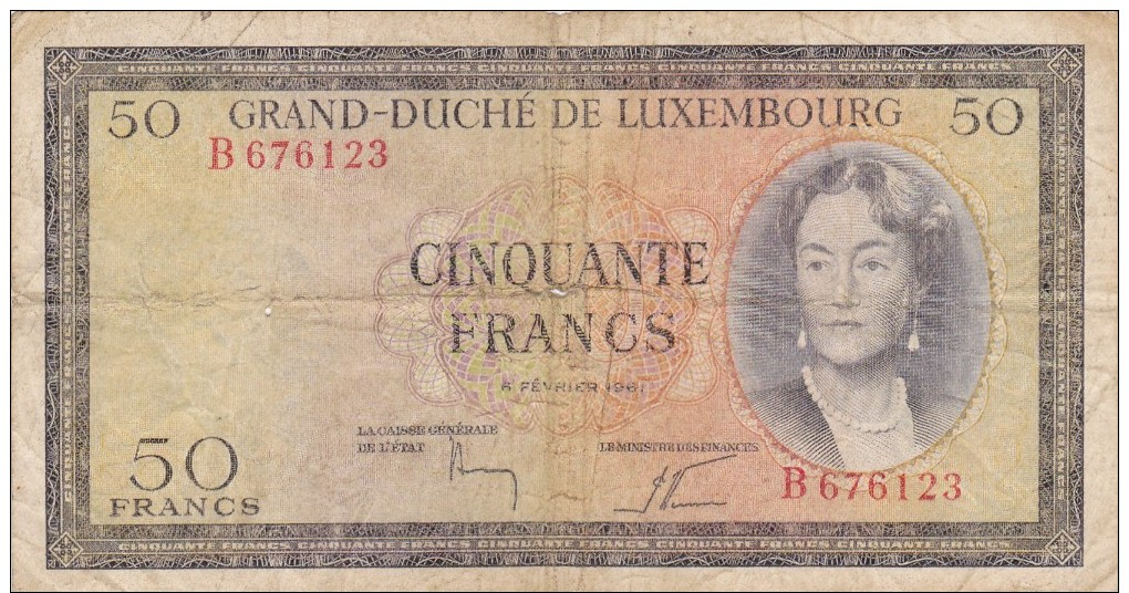 Grand Duché De  LUXEMBOURG. 1961 - Luxembourg