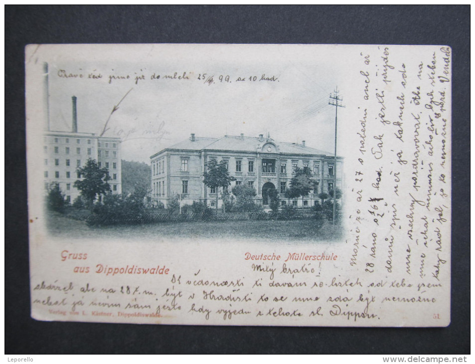 AK DIPPOLDISWALDE Müllerschule 1900 /// D*19992 - Dippoldiswalde