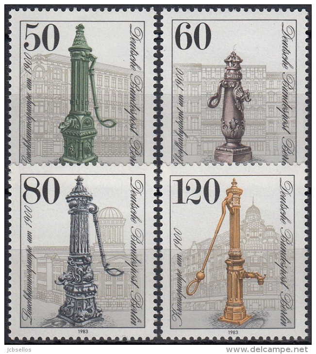 Alemania Berlin 1983 Nº 650/53 Nuevo - Nuevos