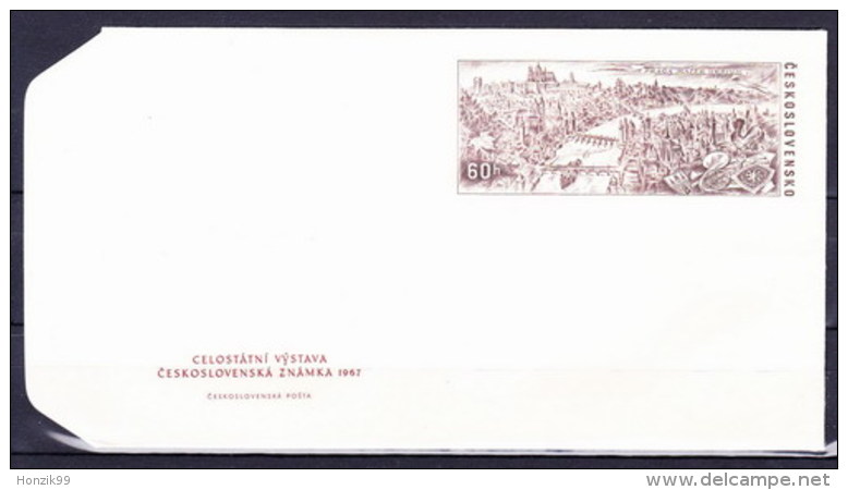 Tchécoslovaquie 1967, Envelope (COB 23) - Enveloppes