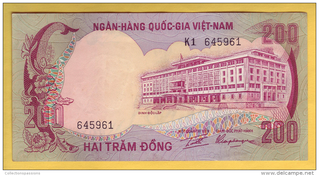 VIET NAM - Billet De 200 Dong. 1972. Pick: 32a. SUP+ - Vietnam