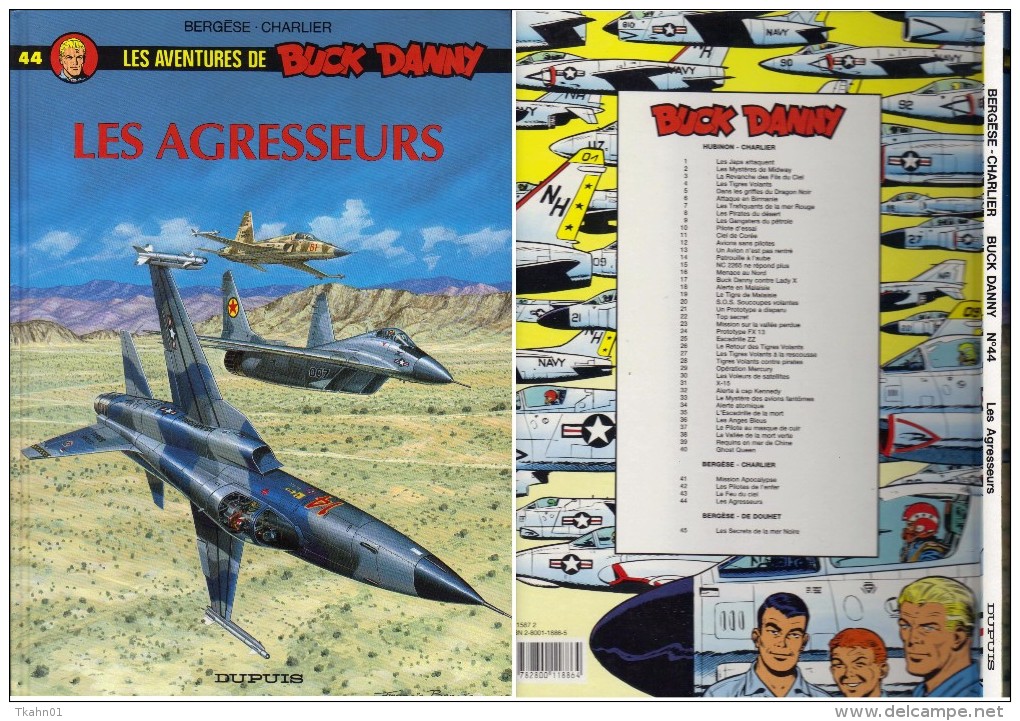 BUCK-DANNY N° 44  " LES AGRESSEURS  "  DUPUIS  DE 1994 TBE - Buck Danny