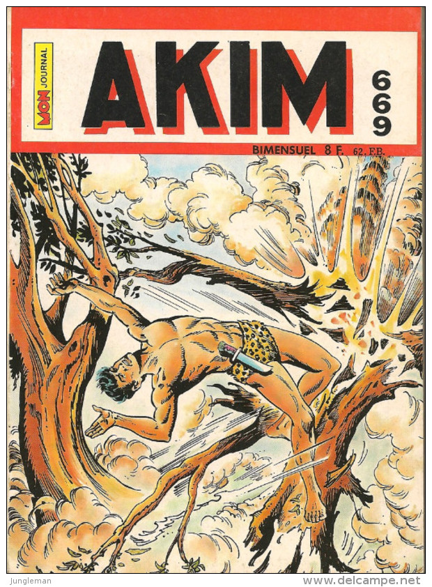 Akim N° 669 - 1ère Série - Editions Aventures Et Voyages - Juin 1987 - Avec Aussi Katanga Joe Et Mark Trail - Akim
