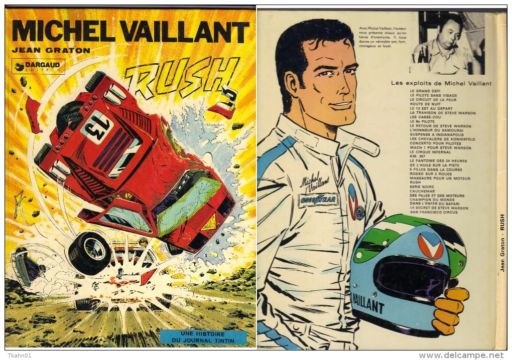 MICHEL-VAILLANT   " RUSH  " DARGAUD  DE ???  BE/TBE - Michel Vaillant