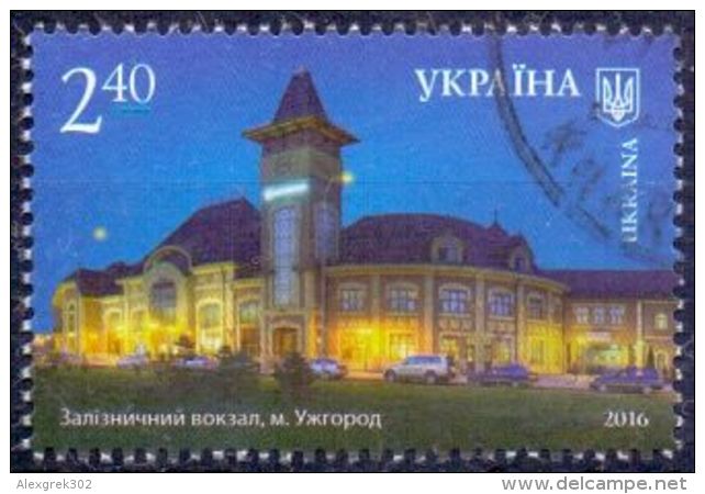 USED UKRAINE 2016, Uzhgorod Train Station. (Transcarpathian Region) 1V - Ucrania