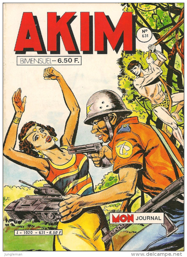 Akim N° 631 - 1ère Série - Editions Aventures Et Voyages - Novembre 1985 - Avec Aussi Mark Trail Et Jimmy Jet - Akim