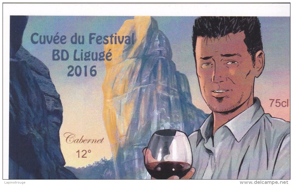 Etiquette Vin CHABBERT Eric Festival BD Ligugé 2016 (Uchronies...) - Art De La Table