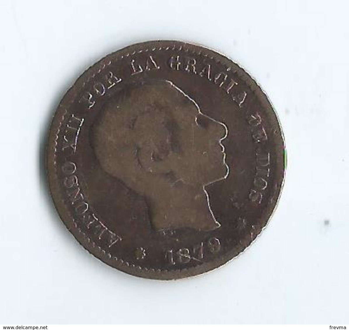 Alfonso XII Cinco Centimos 1879 - Monnaies Provinciales