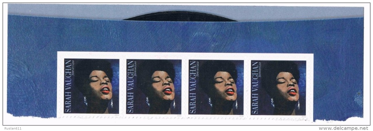 USA 2016 Music Icons Sarah Vaughan  MNH ** 49c X 4 - Unused Stamps