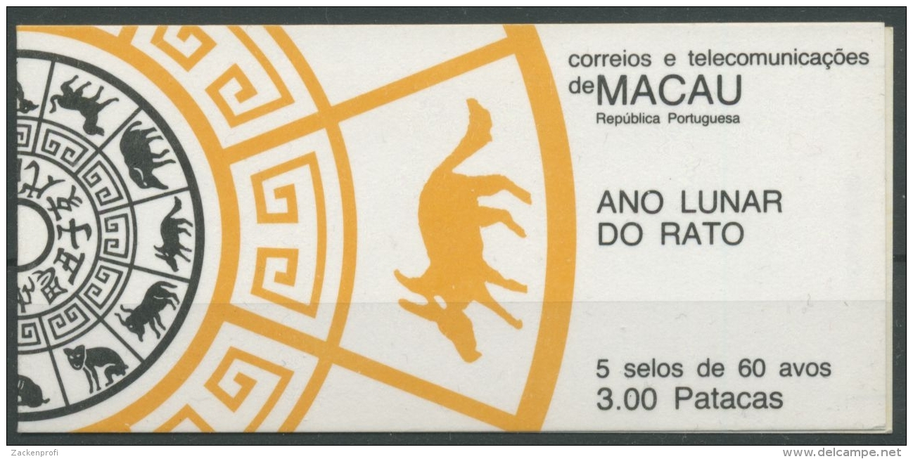 Macau 1984 Chinesisches Neujahr Jahr Der Ratte 513 C MH Postfrisch (D26628) - Postzegelboekjes