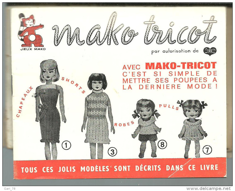 Notice Utilisation  MAKO TRICOT Avec Modèles - Laine