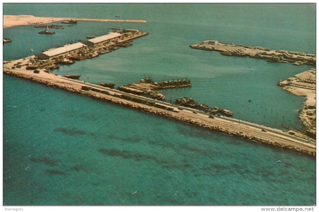 CPA-1965-ARABIE SAOUDITE-DAMMAN-Le NEW PORT-Vue AERIENNE-TBE - Saudi Arabia